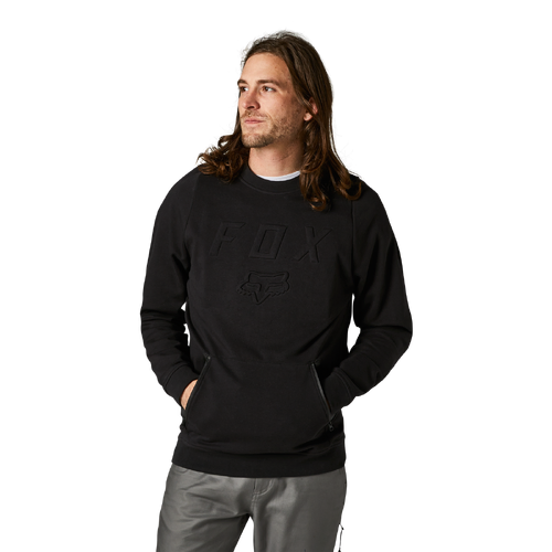 Fox Backlash Dwr Crew Fleece - Black - 2XL - SKU:FO283010012X