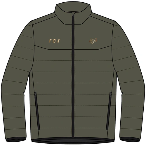 Fox Howell Puffy Jacket - Fatigue Green - 2XL - SKU:FO283141112X