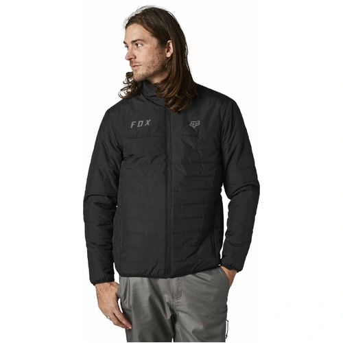 Fox Howell Puffy Jacket - Black/Charcoal - S - SKU:FO28314324S