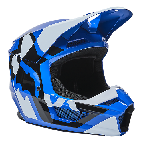 Fox Youth V1 Lux ECE Helmet - Blue