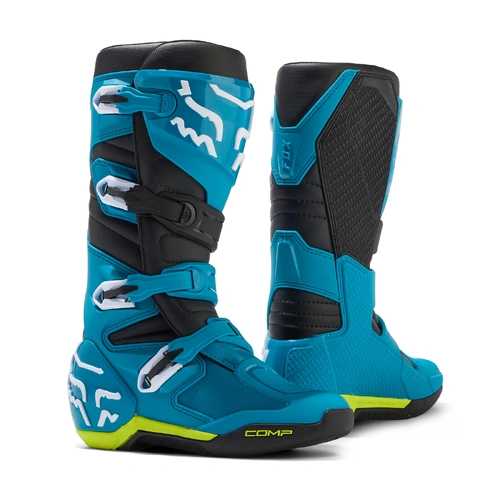 Fox Comp Boot - Blue/Yellow - 9.5 - SKU:FO283730269H
