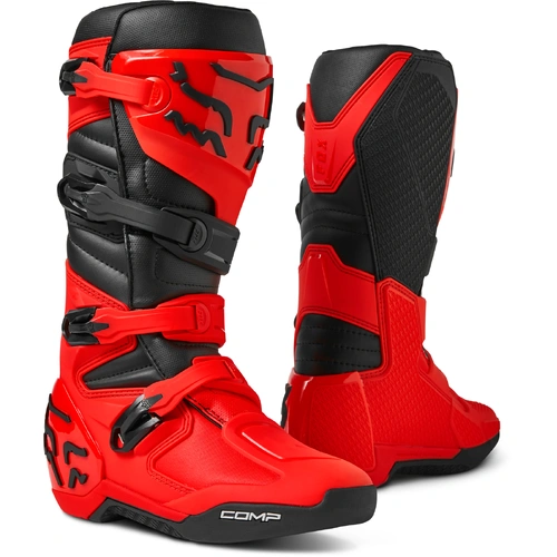 Fox Comp Boot - Fluro Red