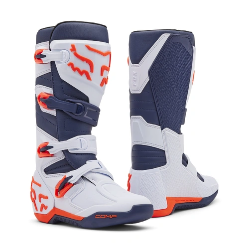 Fox Comp Boot - White/Navy - 8 - SKU:FO283731398