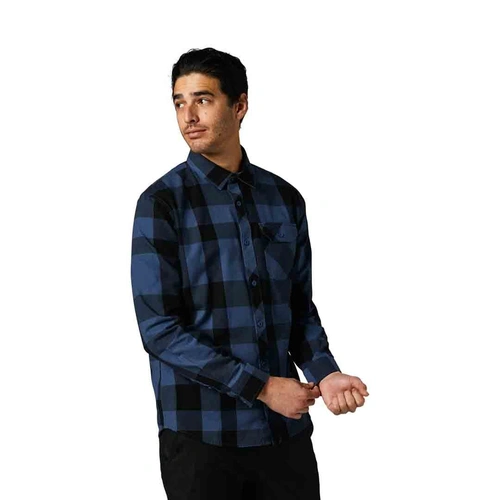Fox Voyd 2.0 Flannel - Dark Indigo - M - SKU:FO28627203M