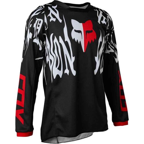 Fox 2022 Youth 180 Peril Black Red Jersey - Unisex - X-Large  - SKU:FO28640017XL