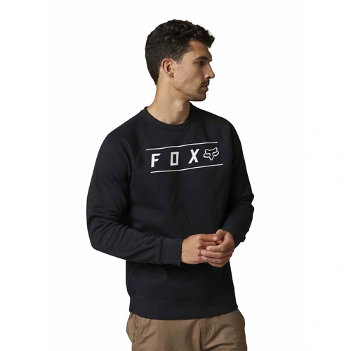 Fox Pinnacle Crew Fleece - Black/White - XL - SKU:FO28653018XL