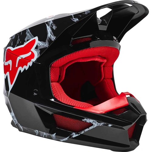 Fox V1 Karrera ECE Helmet - Black - 2XL - SKU:FO288100012X