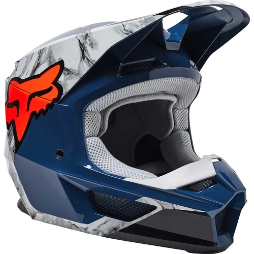 Fox V1 Karrera ECE Helmet - Dark Indigo - 2XL - SKU:FO288102032X