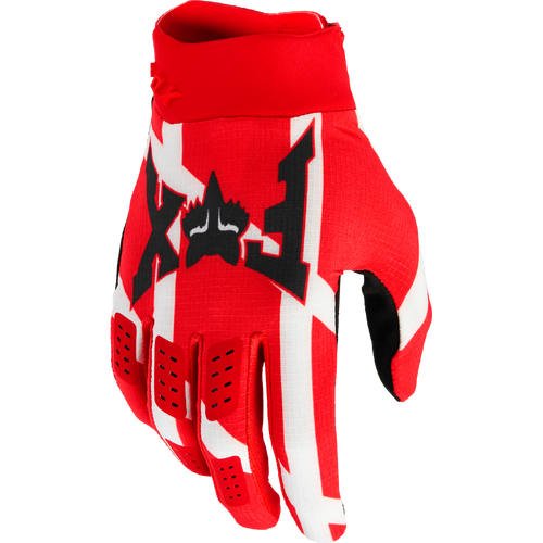 Fox Flexair Celz LE Glove - Fluro Red