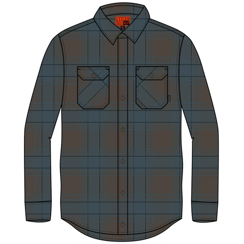 Fox Traildust 2.0 Flannel - Slate Blue