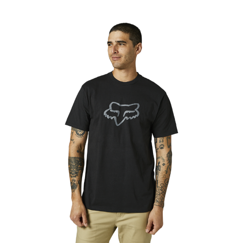 Fox Legacy Fox Head SS Tee - Black/Black