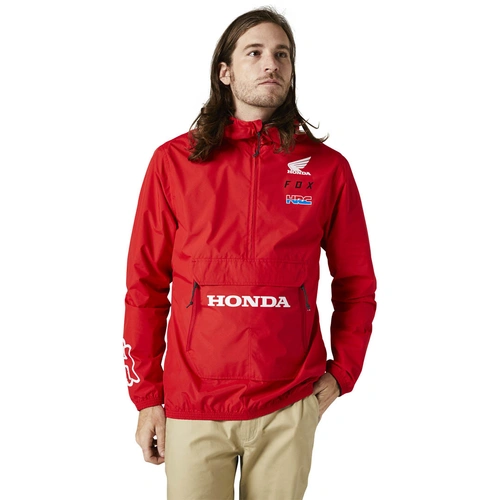 Fox Honda Anorak Jacket - Flame Red - 2XL - SKU:FO289951222X