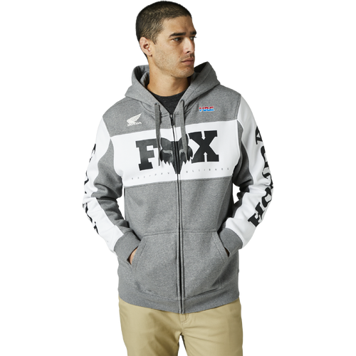 Fox Honda Zip Fleece - Heather Graphite