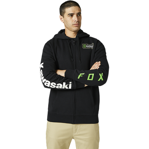 Fox Kawi Zip Fleece - Black
