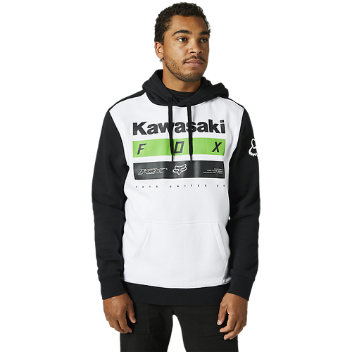 Fox Kawi Stripes Pull Over Fleece - Black/White