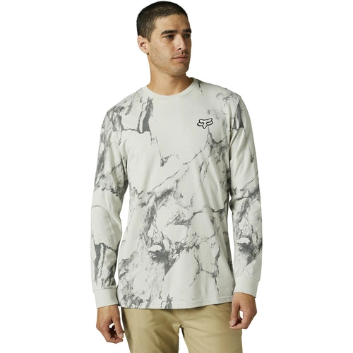 Fox Karrera LS Premium Tee - Light Grey - 2XL - SKU:FO290350972X