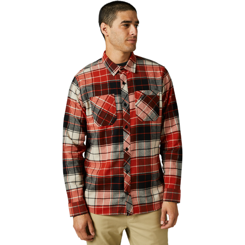 Fox Grainz Utility Flannel - Red Clay