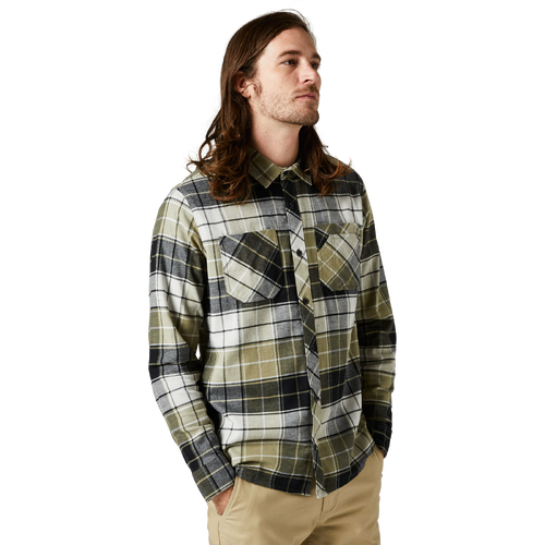 Fox Grainz Utility Flannel - Bark