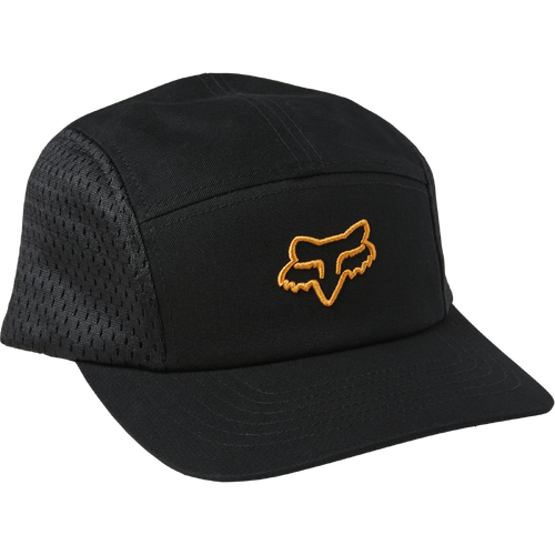 Fox Side View 5 Panel Hat - Black - OS