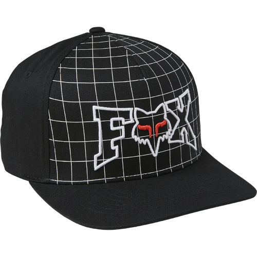 Fox Celz Flexfit Hat - Black - L/XL - SKU:FO29099001LXL