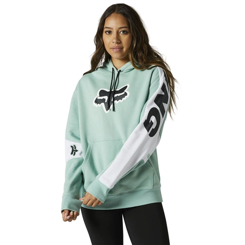 Fox Karrera Womens Pullover Fleece - Light Green - L - SKU:FO29124405L