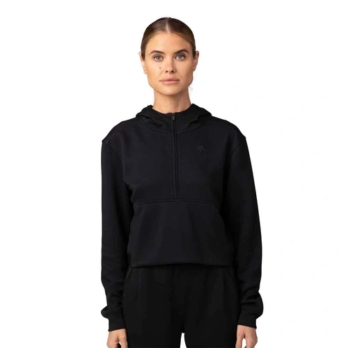 Fox Balance Womens Pullover Fleece - Black