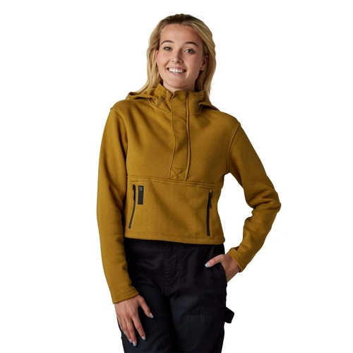 Fox Calibrated Dwr Womens Zip Fleece - Caramel