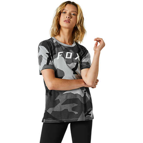 Fox Bnkr Womens Tee Short Sleeve - Black/Camo