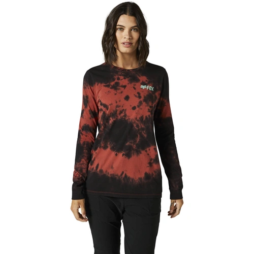 Fox Biscayne Womens Tee Long Sleeve - Red Clay