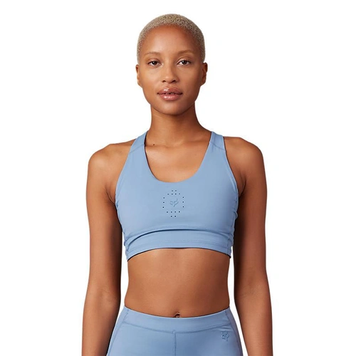 Fox Motive Womens Midi Bra - Dust Blue - L - SKU:FO29154157L