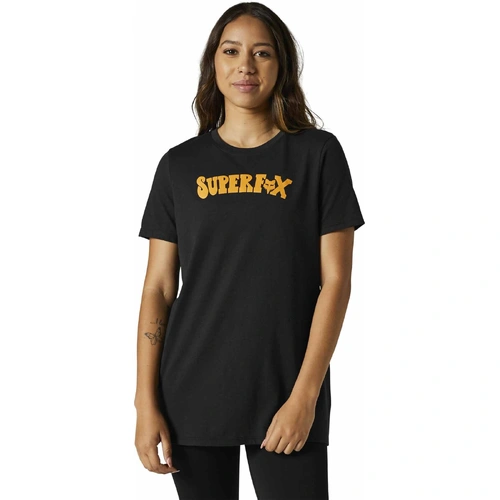 Fox Supr Trik Womens Tee Short Sleeve - Black