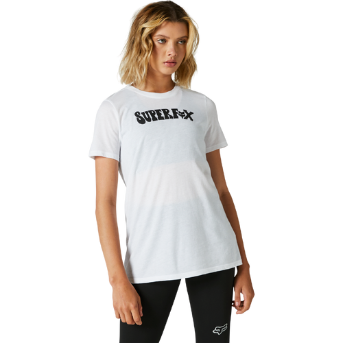 Fox Supr Trik Womens Tee Short Sleeve - White