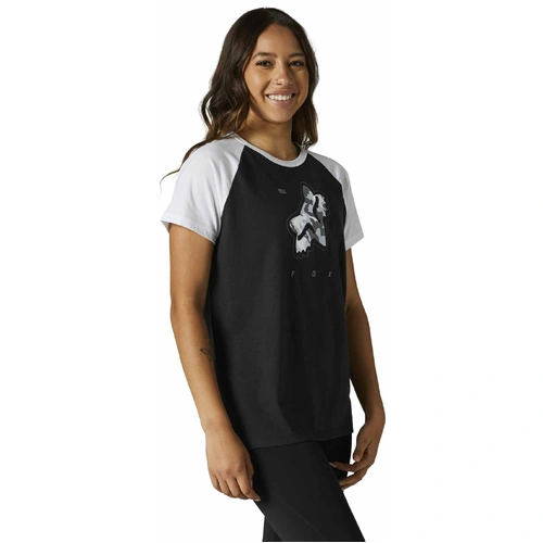 Fox Rwt SS Womens Raglan Tee - Black