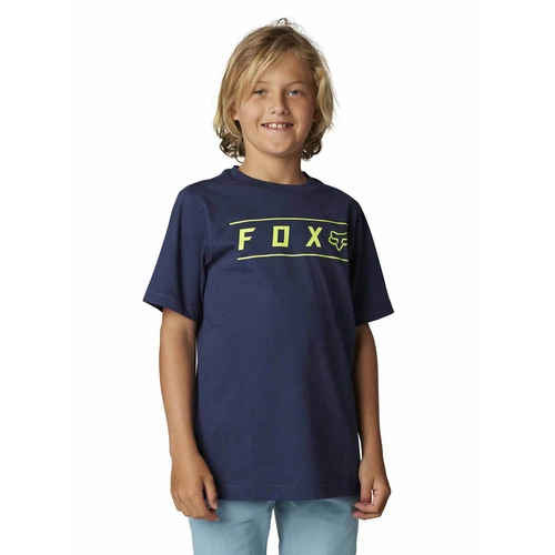 Fox Youth Pinnacle SS Tee - Deep Cobalt - L - SKU:FO29174387L