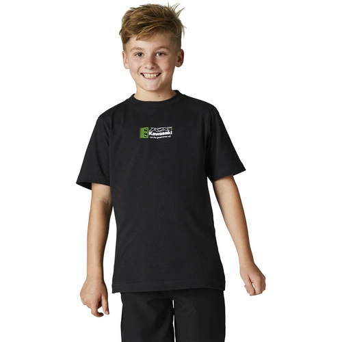 Fox Youth Kawi SS Tee - Black - XL - SKU:FO29176001XL