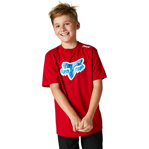 Fox Youth Karrera Head - Flame Red - S - SKU:FO29191122S