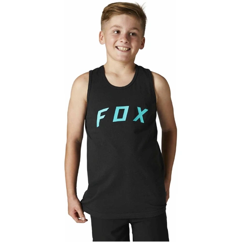 Fox Youth Bnkr Tank - Black - L - SKU:FO29198001L