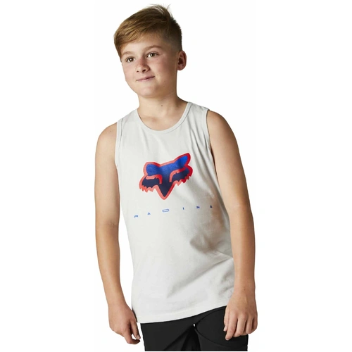 Fox Youth Rkane Head Tank - Light Grey - L - SKU:FO29199097L