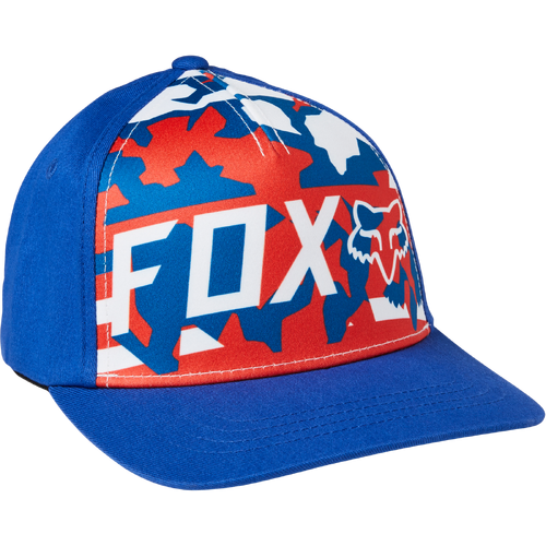 Fox Youth Red White And True Ff Hat - Royal Blue - OS