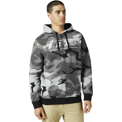 Fox Pinnacle Camo Zip Fleece - Black/Camo - 2XL - SKU:FO293582472X