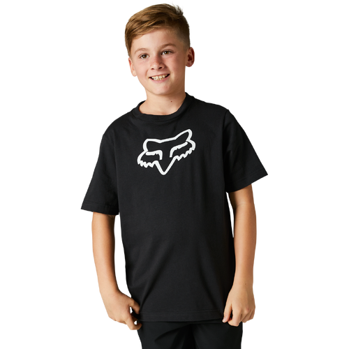 Fox Youth Legacy SS Tee - Black - S - SKU:FO29384001S