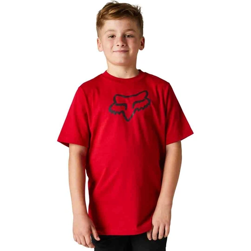 Fox Youth Legacy SS Tee - Flame Red