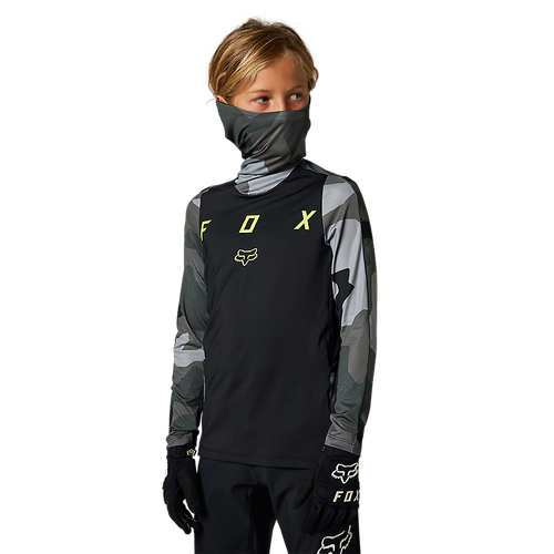 Fox Youth Ranger Drive Jersey - Green/Camo