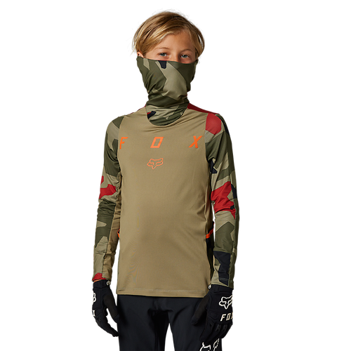 Fox Youth Ranger Drive Jersey - Black/Camo