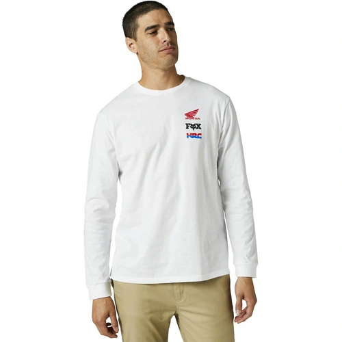 Fox Honda Wing LS Tee - Optic White - 2XL - SKU:FO295161902X