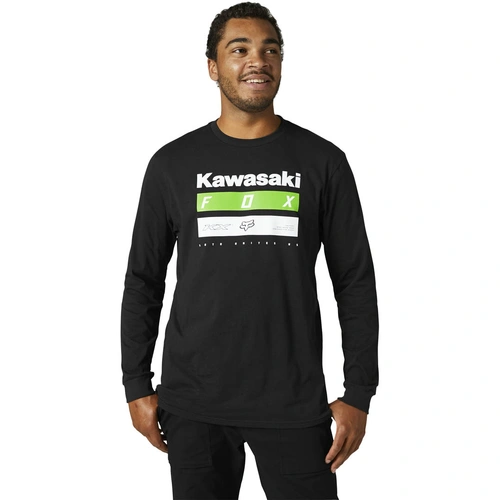 Fox Kawi Stripes LS Tee - Black