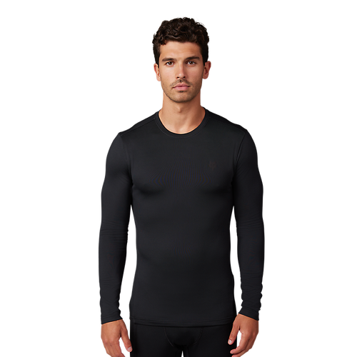 Fox Tecbase Fire LS Shirt - Black - 2XL - SKU:FO295740012X