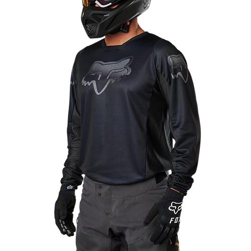Fox 180 Blackout Jersey - Black/Black