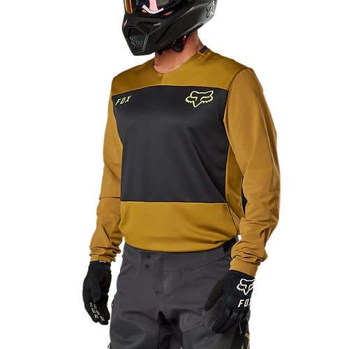 Fox Defend Off Road Jersey - Dark Khaki