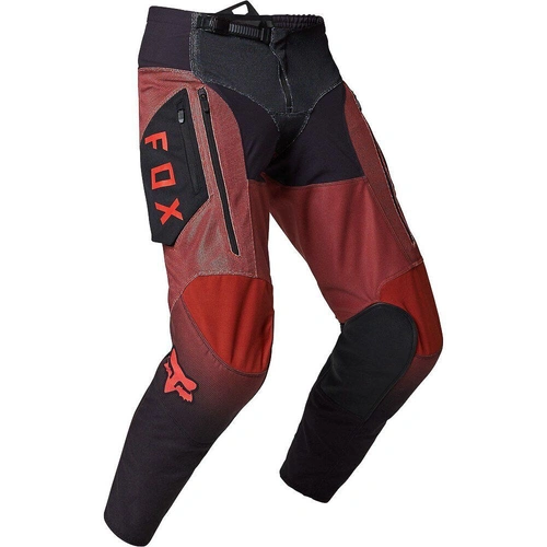 Fox Ranger Air Off Road Pants - Black/Red - 38 - SKU:FO2963636938